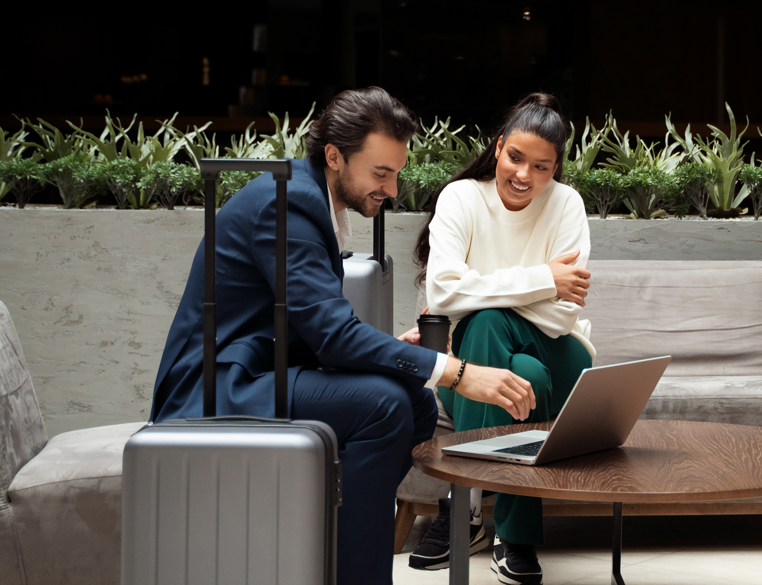 Premium Airport Lounge Interior