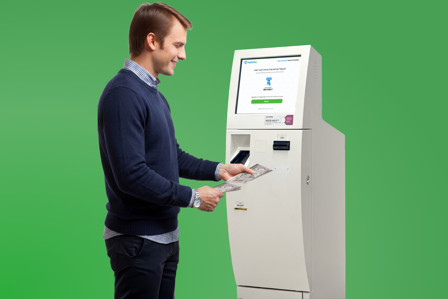 IBAN Wallet & Kiosk Cash Deposit